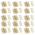 thumbnail image 1 of FUTUREORYY 50Sets Iron Chest Hinges Yellow Color Rust Resistant Small Hinges for Handmade Wooden Boxes, 1 of 5