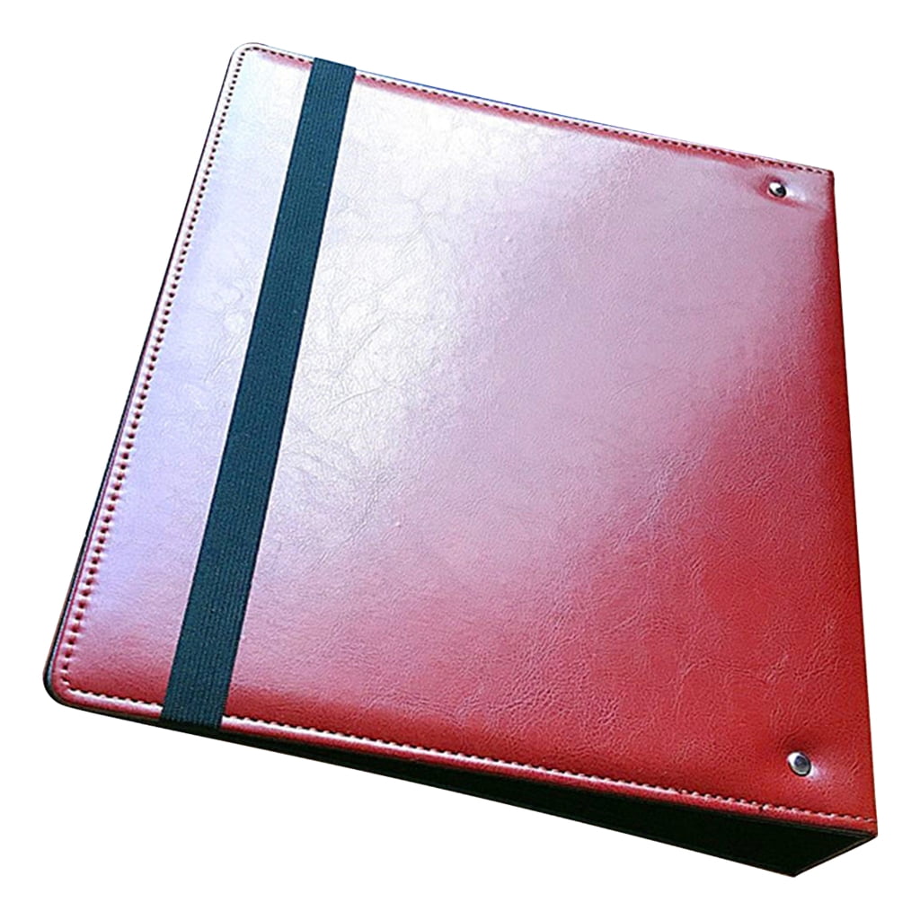 Clipboard File Folder 3 Rings Binder File Holder with Elastic Band for School