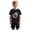 00-Black#849, variant on Kiijoy Toddler Boys Football Graphic Tee Short Sleeve Crew Neck T-Shirt, Black, Sizes 2-3