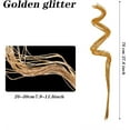 thumbnail image 4 of Gold Glitter Branches Glitter Curly Ting Branches, Duslogis Glitter Branches Vase Filler Table Centerpiece for Home Christmas Holiday House Decoration, 30 Stems, 4 of 7
