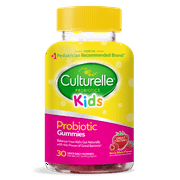 Culturelle Daily Probiotic for Kids Ages 3+, Digestive Health & Immune Support, Berry Flavor, 30 Gummies