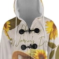 thumbnail image 4 of Happy Women's Day Exotic Shorthair Sunflower Vintage Proud Mom All Over Print 3D Hooded Duffle Toggle Coat Cat Lover Kitten Owner Gifts - 02030, 4 of 6