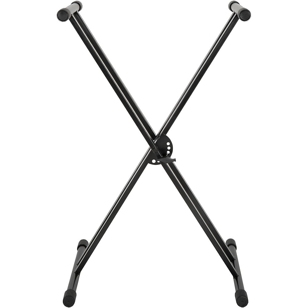 Rockville Double X Braced Keyboard Stand+Push Button Lock For Korg Pa600 