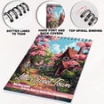 thumbnail image 3 of Netecom Little Sweet Town Coloring Book for Adults, Spiral Bound, Soft Cover, 3 of 7