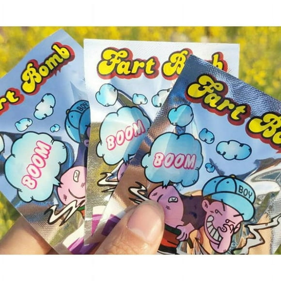 10Pcs/set Funny Fart Bomb Bags Aroma Bombs Smelly Stink Bomb Novelty Gag Toys