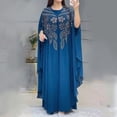 thumbnail image 1 of Robe Abaya Élégante à Manches Longues pour Femmes, Décontractée, pour Usage Quotidien, avec Design Confortable, 1 of 4