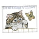thumbnail image 3 of Kits de punto de cruz estampado Zulema de inicio de a mano con patrón de gato 11CT, 3 of 8
