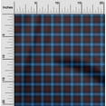 thumbnail image 2 of oneOone Polyester Spandex Blue Fabric Check Sewing Craft Projects Fabric Prints By Yard 56 Inch Wide, 2 of 4