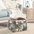 thumbnail image 3 of Yayeee Collapsible Cube Storage Bin with Lid Fabric Closet Decorative Basket with Handles, Watercolor Space, 3 of 7