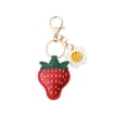 thumbnail image 1 of Colgante en Forma de Fresa de Fruta Llavero 3D Exquisito Bolso de Fresa Colgante, 1 of 7