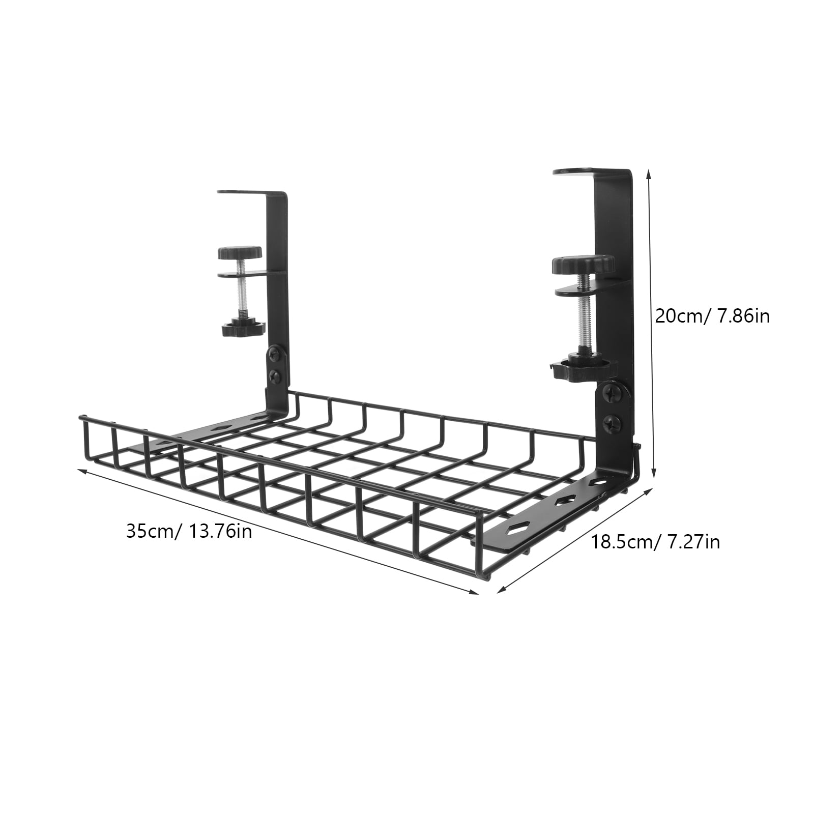 Under Desk Cable Management Tray No Drill Wire Organizer Office Desk Gaming Accessories Storage Cable Storage Basket Under Desk Organizer