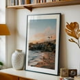 thumbnail image 6 of Heisler Park Sunset 01 - Laguna Beach California Photography Beach Sunset Coast Ocean Palm Tree Landscape Beach House Black Framed Wall Art Print 12 x 16 inches, 6 of 12
