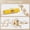 Burlywood & Yellow-12-in-1, variant on Cat Shelves For Wall 18-in-1 Solid Wood Mounted With Tunnel Steps & Bridge Ladder Multi-level Climbing System Space Saving Floating