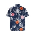 thumbnail image 6 of UVEASISHA Men's Button Down Shirts Casual Short Sleeve Floral Shirts Palm Tree Printed Bowling Shirt Casual Summer Beach Vacation Shirts with Front Pocket Sales Today, 6 of 7