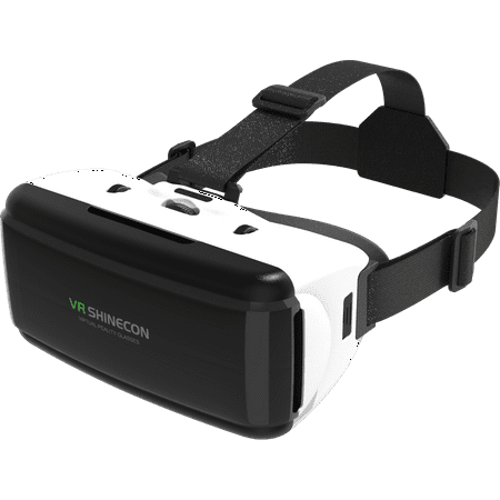 The VR headset is compatible with iPhone and Android phones-Universal 3D virtual reality goggles-Adjustable VR glasses set, suitable for children and adults