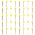thumbnail image 1 of Esponjas de pintura Uxcell para pintar esponja redonda cepillo de espuma mango de madera amarillo 0.8", 1 of 7