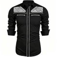 thumbnail image 4 of Toddler Kids Girls Boys Shirt Tops Long Sleeve Fashion Chest Print Casual Collar Shirt Casual Summer Tees 6-7 Years, 4 of 4