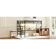 thumbnail image 2 of [Sécurité pour Enfants et Multifonctionnel] Lit Mezzanine à Rangement Complet - Cadre Métallique Robuste en Simple TG, 2 of 24