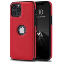 For Apple iPhone 12 Pro Max (6.7'') Case Luxury Leather Business Vintage Elegant Slim Non-Slip Soft Grip Shockproof Protective Cover