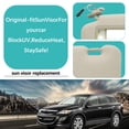 thumbnail image 4 of Sun Visor Replacement Fit For Mazda Cx9 2010-2015, OE:TDY1-69-320, Sun Visor With Mirror And Light, Driver Left & Passenger Right Side-beige-right, 4 of 6