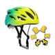 thumbnail image 5 of Casco de bicicleta para niños Casco de patinaje Cómodo con muñequeras y rodilleras Verde, 5 of 9