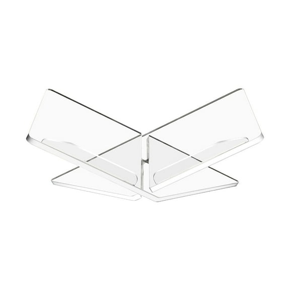 Clear Acrylic Book Stand Open Book Holder Stand for Reading Display Magazine,