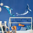 thumbnail image 2 of Jinsinto Autocollant Mural de Style Méditerranéen Sticker Mural Baleine, 2 of 5