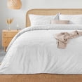 thumbnail image 1 of Juego de Funda para Edredon Duvet Dreamlab, Tamaño Matrimonial, Color Blanco, 3 Piezas, 1 of 9