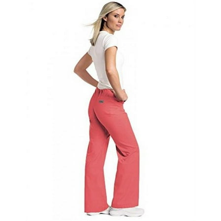 Landau Women's 9502 Urbane Relaxed Drawstring Pant Papaya Medium