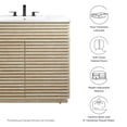 thumbnail image 2 of Modway Render 36" Faux Travertine Bathroom Vanity With Sink in White, 2 of 10