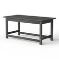 thumbnail image 5 of Westin Outdoor 35" Inch Adirondack Coffee Table for Patio Backyard UV Weather Resistant HDPE Plastic, Gray, 5 of 5