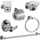 thumbnail image 1 of Juego De 6 Accesorios Para Baño Alfa  Metálico Cromado Zinc Y Acero Inox Mod088, 1 of 3