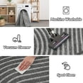 thumbnail image 6 of VUNATE 5'x7'Area Rugs for Living Room Jacquard Textured Modern Rugs Soft Geometric Rug for Bedroom Mid Century Washable Rug Non-Slip Bohemian Carpet Perfect for Dining Room Office Dark Gray, 6 of 6