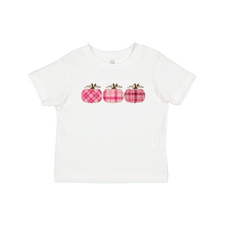 

Inktastic Pink Plaid Pumpkins Gift Baby Boy or Baby Girl T-Shirt