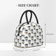 thumbnail image 2 of Fotbe Coffee To Go Pattern Bolsa de Almuerzo con Estampado, Lonchera Aislada, Contenedor de Comida Reutilizable Tipo Cooler a Prueba de Fugas, 2 of 6