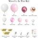 thumbnail image 4 of Decoraciones de Baby Shower para Niña 140 Piezas YONGSHENG Guirnalda de Globos Rosa Metálico Kit de Arco de Globo Blanco Rosa Pegatinas de Mariposa Confeti de Oro Rosa, 4 of 5