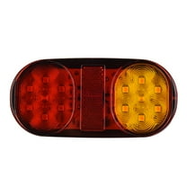10-30V Yellow Red Led Tail Light Car Truck Trailer Boat Waterproof Led Tail Lights Stop Warning Indicator Lamp Accessories Fangkenuo