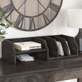 thumbnail image 2 of Bush Furniture Universal Desktop Organizer with Shelves in Dark Gray Hickory, 2 of 6