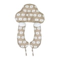 thumbnail image 3 of Almohada recién nacido,Almohada para recién nacido Pilar calmante para dormir para bebé,Almohada suave para niños pequeños para dormir Almohada infantil,Almohada de viaje para marrón, 3 of 9