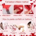 thumbnail image 4 of Articles de Fête Rouges Décorations de la Saint-Valentin avec et Ballons d'Amour Pétales de Rose pour Déco de Mariage Décorations d'Anniversaire avec Latex Rouge et Décor Suspendu en Forme de Cœur Décorations de Fête de Pâques; Saint-Valentin, 4 of 6