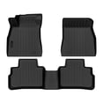thumbnail image 6 of Auxko All Weather Floor Mats Fit for Nissan Sentra 2020-2025 TPE Liners Sentra Accessories Set All Season Guard Odorless Anti-Slip Floor Mats Black, 6 of 9