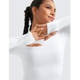 thumbnail image 4 of CRZ YOGA Womens Cloudweight Long Sleeve Workout Tops Lightweight Athletic Basic T-shirts, 4 of 5
