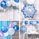thumbnail image 5 of Muyoka Kit de arco de guirnalda de globos, kit de arco de guirnalda de globos congelados azul y blanco, decoración de fiesta de cumpleaños de copo de nieve para Baby Shower Muyoka Hogar, 5 of 7