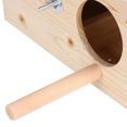 thumbnail image 4 of Bird Breeding Box, Natural Fir Material Wood Bird Nesting Cage, Wooden Bird House, For Birds Balconies, 4 of 8