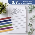 thumbnail image 2 of FIOVER 6PCS Retractable Gel Ink Pens 0.7mm No Smear & Smudge Black Ink Pen, 2 of 7