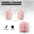 thumbnail image 3 of KitchenKey  Women Winter Ear Muffs Fluffy Faux Fur Earmuffs Foldable Ear Warmer Girls Soft Ear Covers, 3 of 11