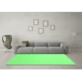 thumbnail image 3 of Ahgly Company Indoor Rectangle Solid Emerald Green Modern Area Rugs, 4' x 6', 3 of 4