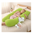 thumbnail image 2 of Almohada Para Embarazo Y Lactancia Jumbo Verde Claro Geométrico Xtellar Verde Limon, 2 of 3