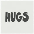 thumbnail image 1 of Hugs Fun Text Love DIY Cookie Wall Craft Stencil - 5.5 Inch, 1 of 5