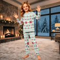 thumbnail image 2 of Family Matching Christmas Pajamas Set, Christmas Printed Long Sleeve Sleepwear, Soft Cozy Holiday PJs for for Family Members of All Ages Perfect for Christmas Photos & Holiday Celebrations, 2 of 6